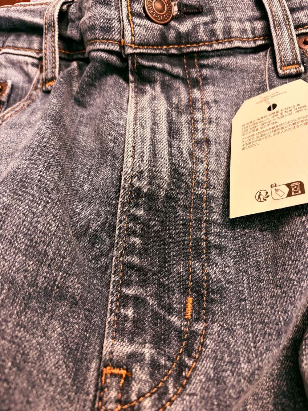 Levi's Premium 728 High Rise Wide Leg Jeans 33x32